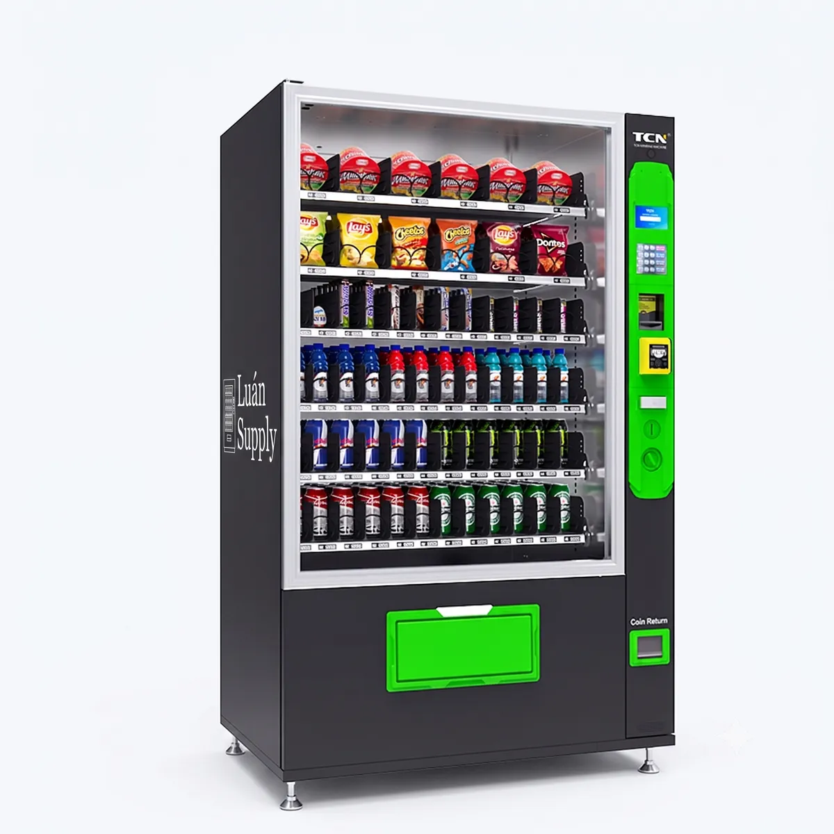 Máquina expendedora inteligente TCN 12G H5 de ultra capacidad
